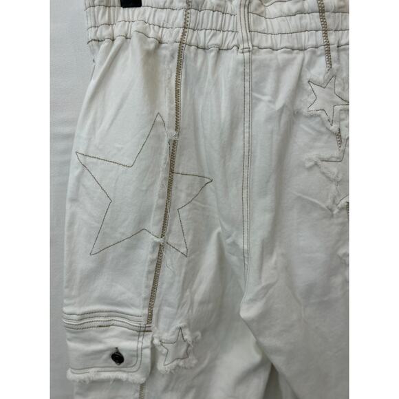 Cute Oli & Hali White Denim Jeans with Stars - Picture 9 of 13